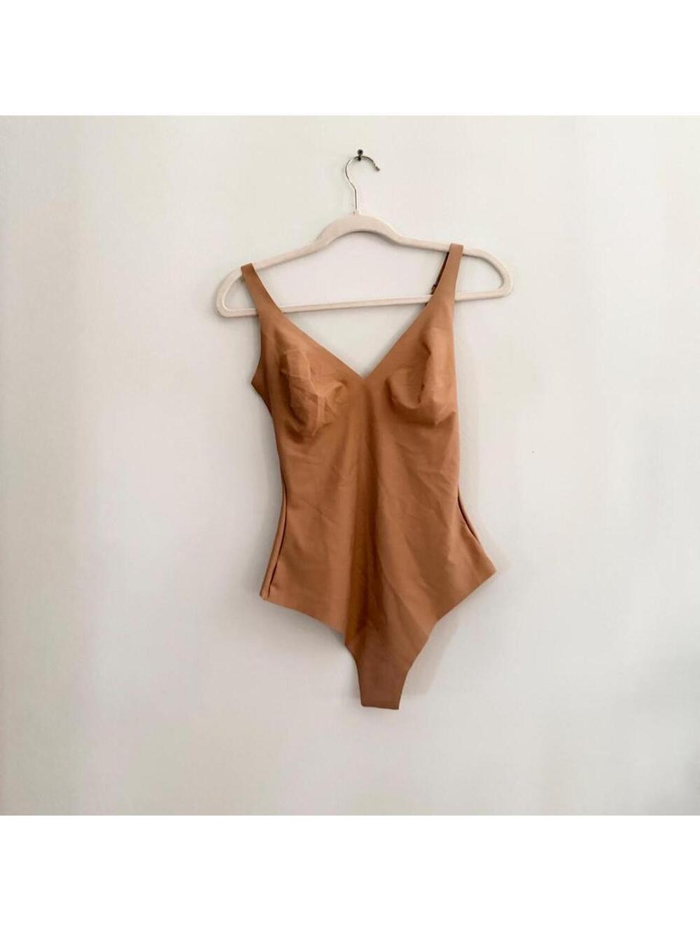 Skims Body Unlined Plunge Thong Bodysuit